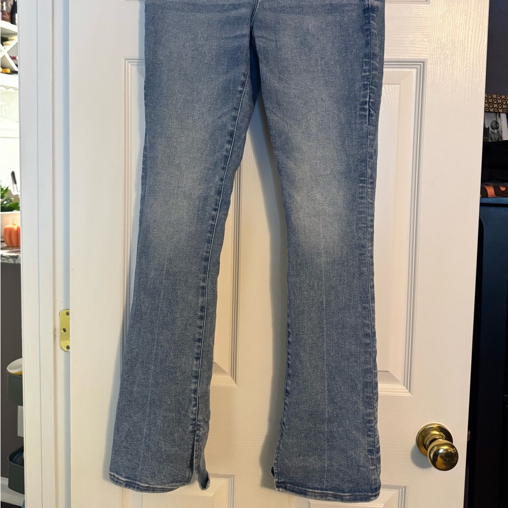 Express Split Hem Jeans - size 8